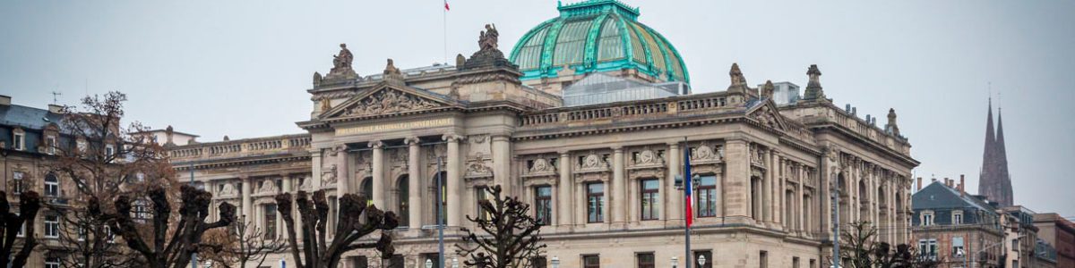 Façades de la Neustadt à Strasbourg, quartier impérial allemand classé au patrimoine mondial de l'UNESCO