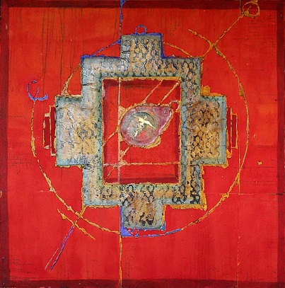 Kalachakra 150x150cm dans I s a b e l  S c h i f f m a c k e r