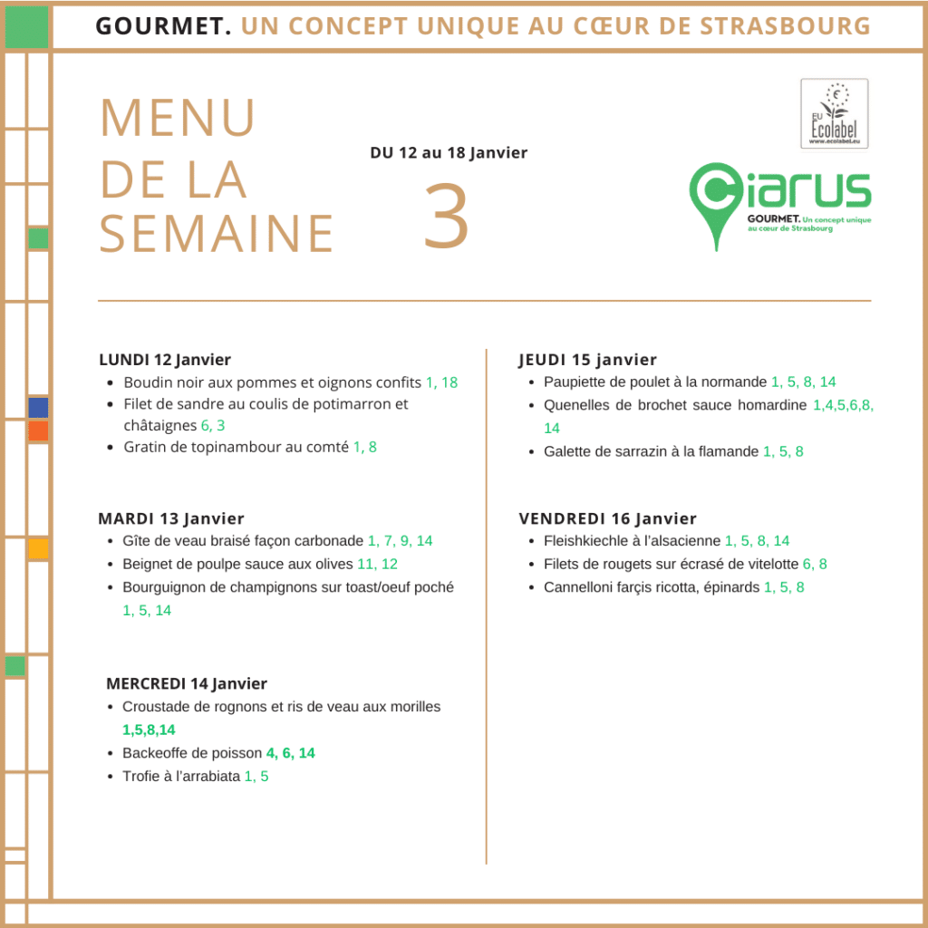 MENU DE LA SEMAINE POUR LES RÉSEAUX 12-18.01.26 dans Le menu de la semaine